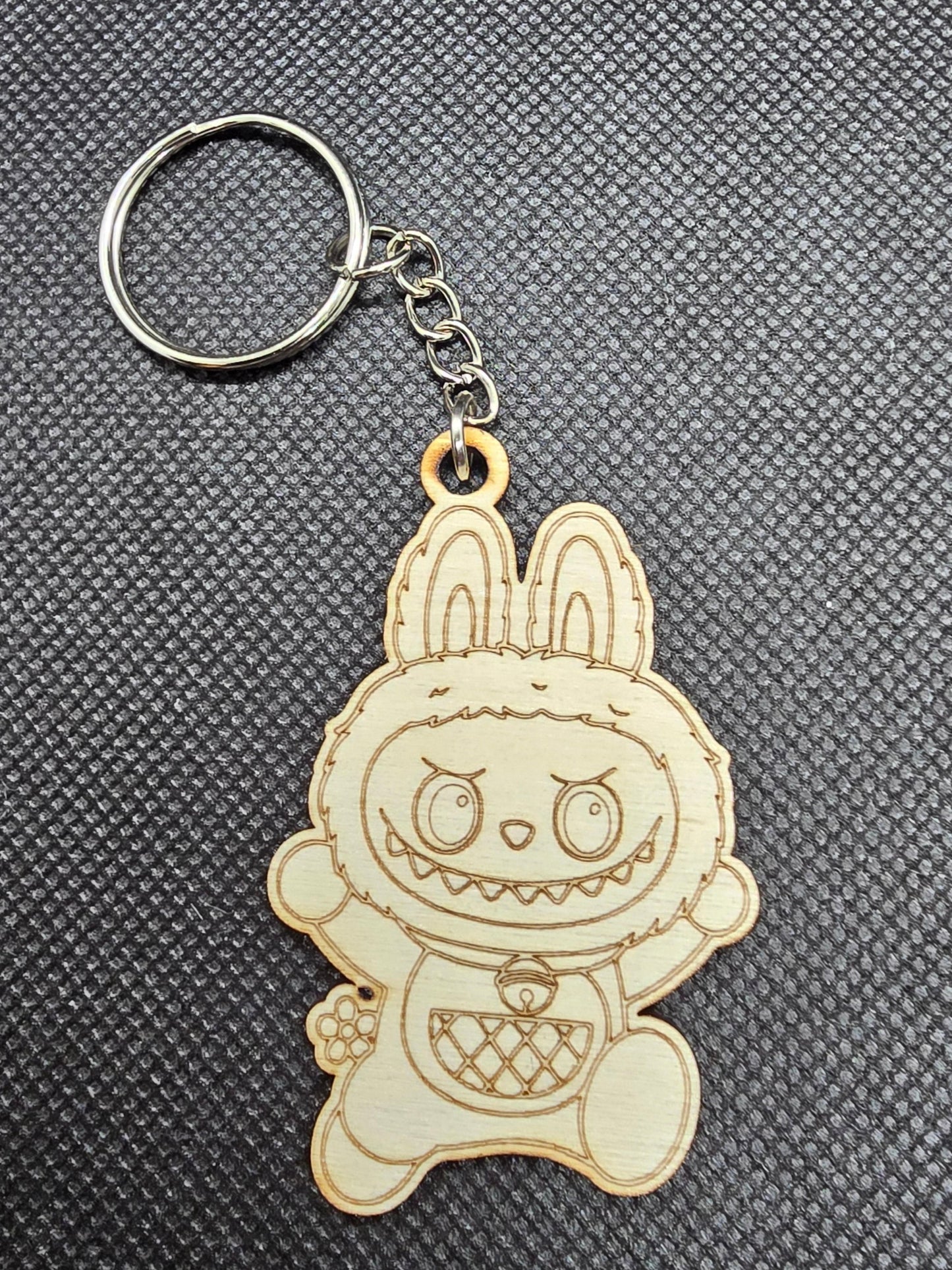 Labubu Laser Cut & Engraved Keyring