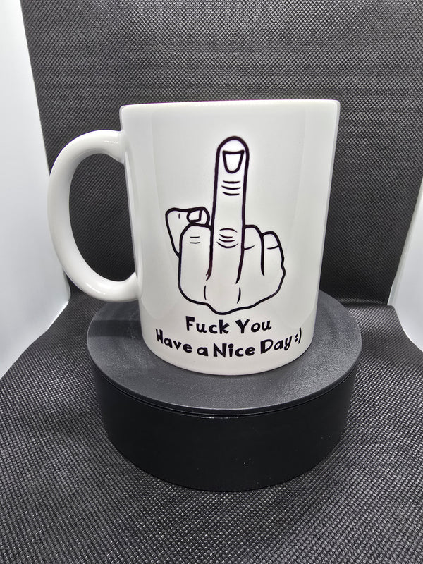 Middle Finger Funny 11oz Mug
